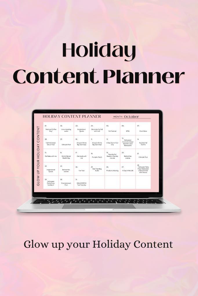 Holiday Content Planner