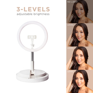 Brightness Levels of LITTIL Superstar Slim Ring Light.
