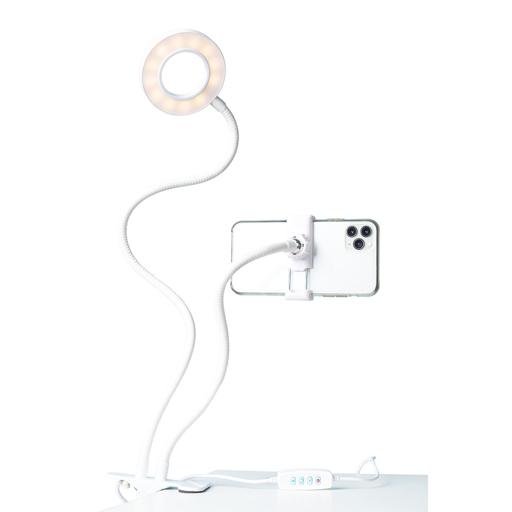 LITTIL Shine Ring Light with two arms on a white background.